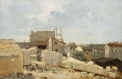 Erdwerke in Caen von Stanislas Victor Edouard Lepine